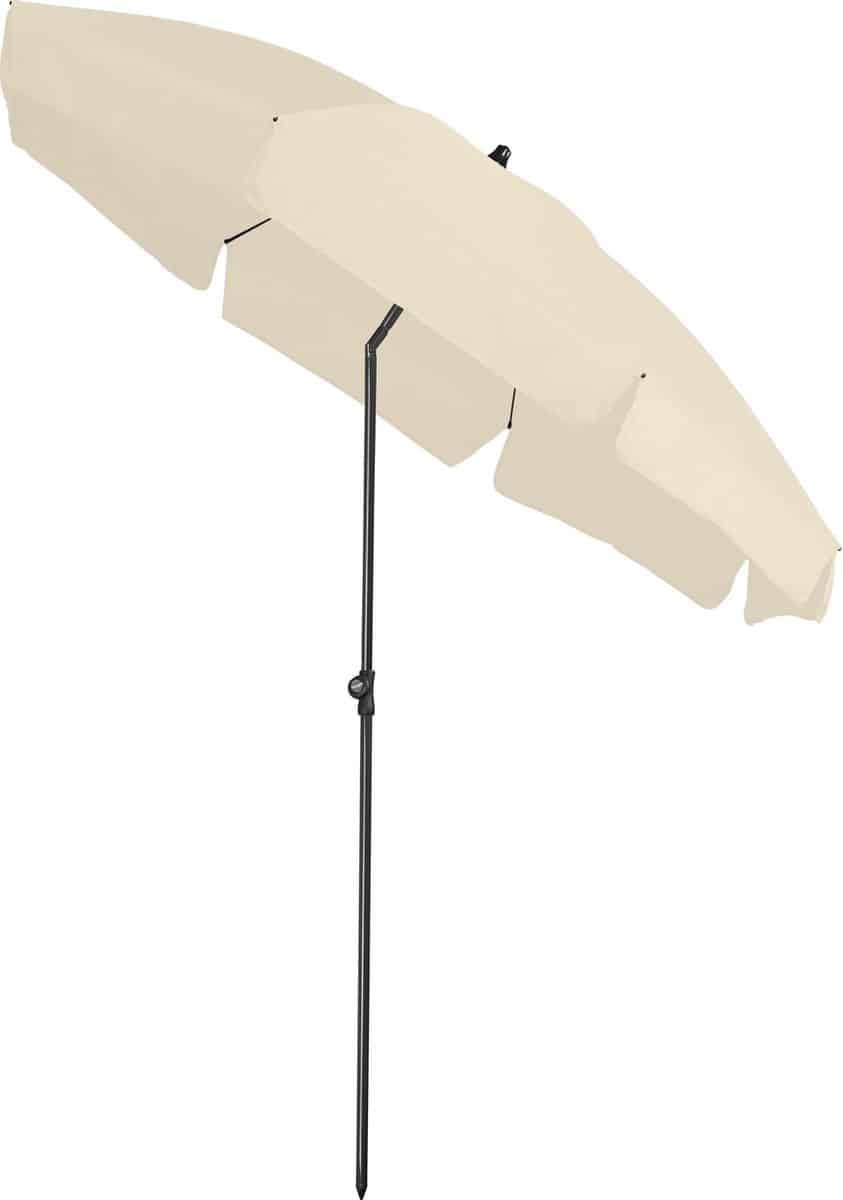 aruba Ø200cm ecru volant kantelbaar