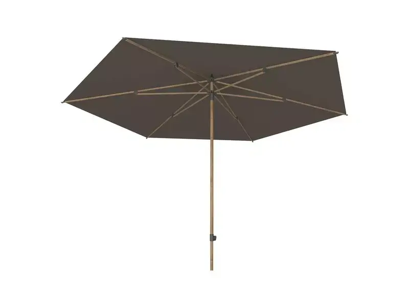 azzurro 300 cm. Ø woodlook frame charcoal