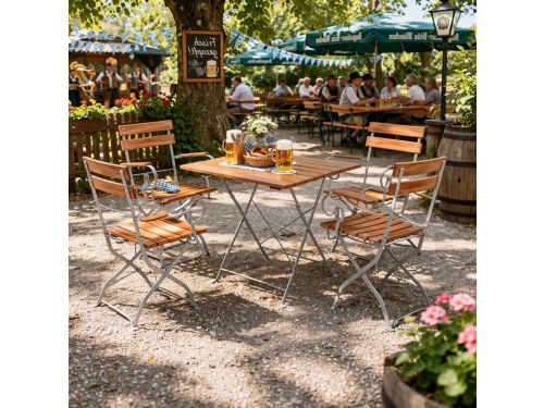 B bistroset - Klaptafel stoelen - Terras Zitten - Inklapbaar