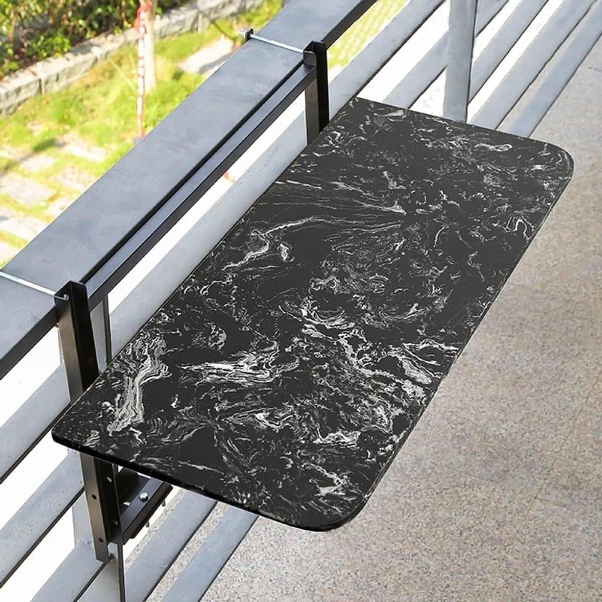 balkon hangtafel klaptafel buiten buiten ontspannen in