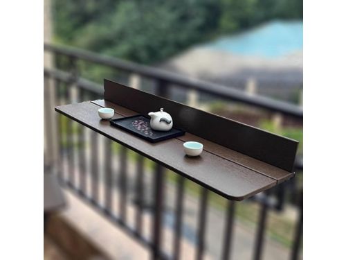 Balkon klaptafel - Hangtafel reling - Buitenruimte inrichten - Ruimtebesparend