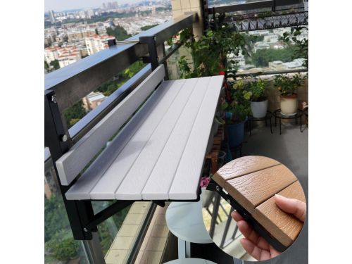 Balkon Railing Tafel - Buitenbartafel Klaptafel - Buiten Ontspannen