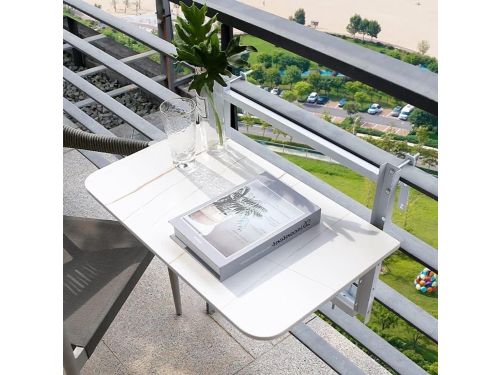 Balkon Tafel - Hangtafel Klaptafel - Buiten Leven - Verstelbaar