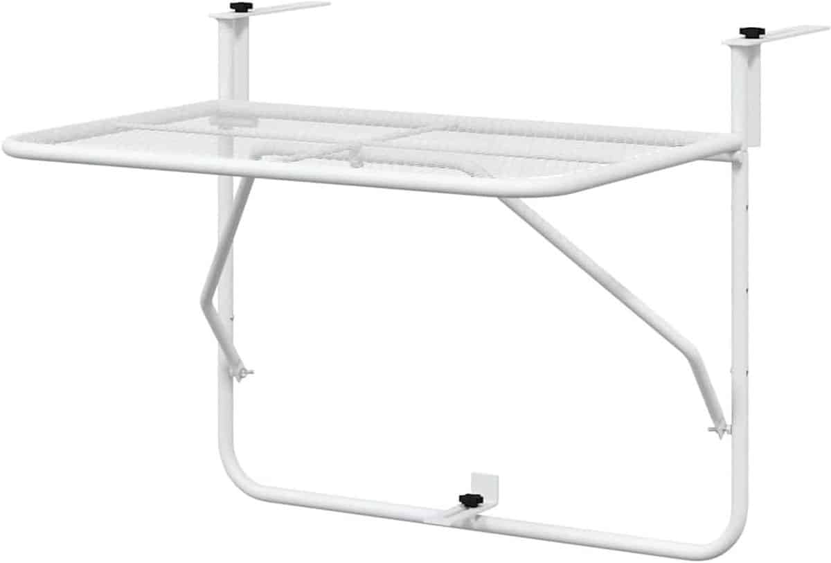 balkonhangtafel klaptafel balkontafel bijzettafel terras gebruik ruimtebesparend