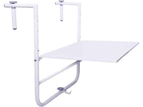 Balkonhangtafel - Klaptafel verstelbaar - Buiten genieten - In hoogte