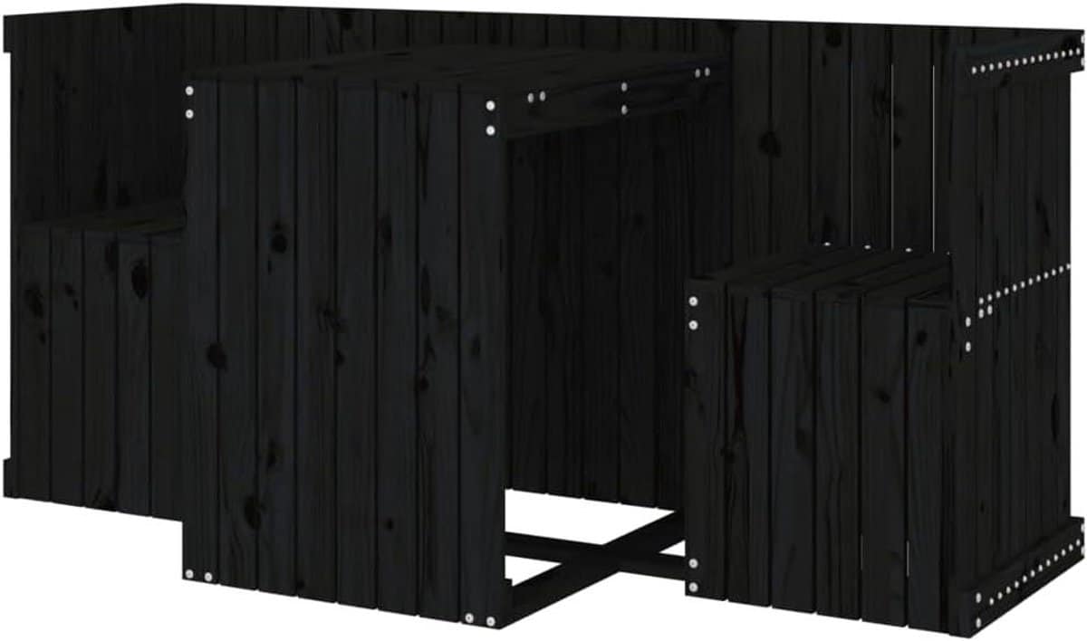 balkonset hout terrasmeubel set genieten buiten massief