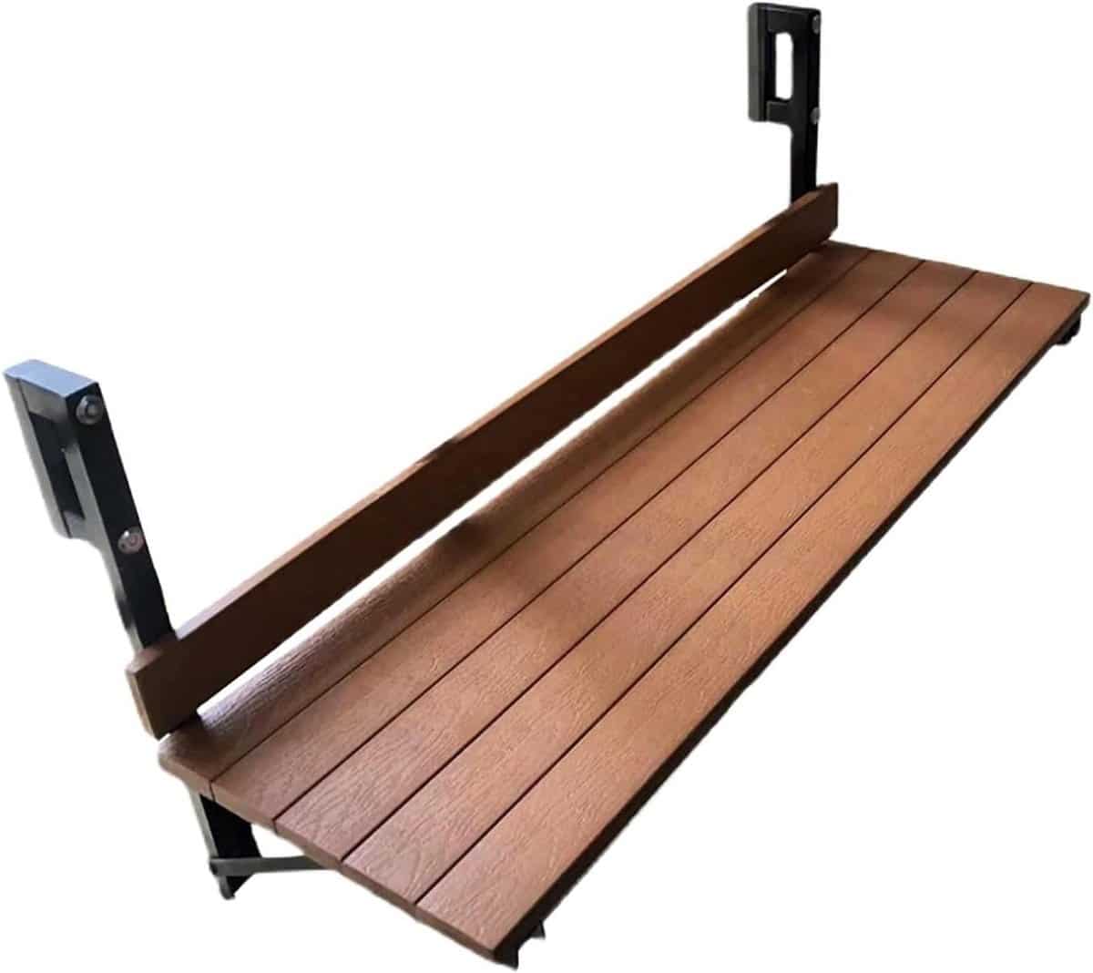balkontafel hangend klaptafel buitenruimte creëren opvouwbaar wandmontage