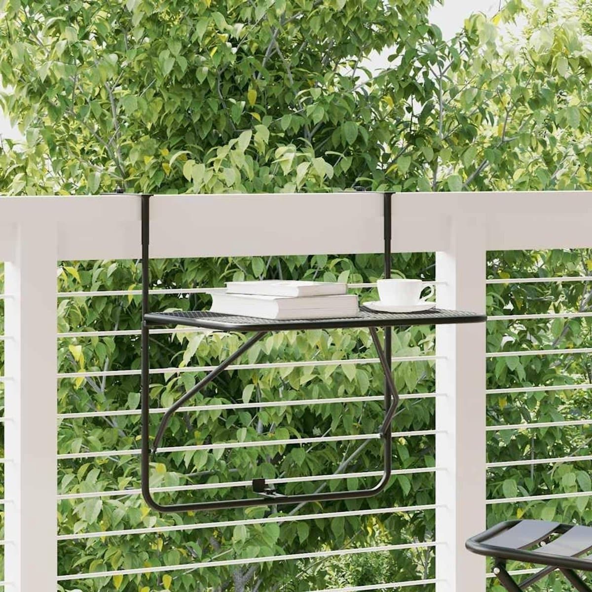 balkontafel klaptafel bijzettafel buitenruimte inrichten weerbestendig staal