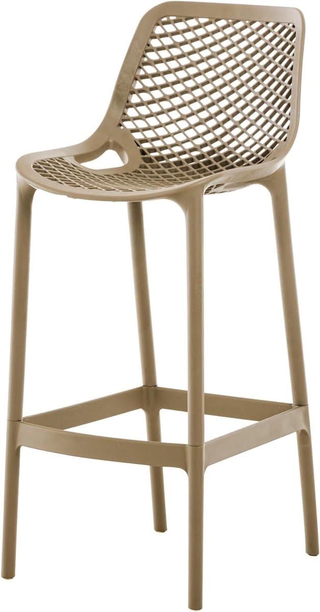 barkruk met rugleuning stoel met steun comfortabel zitten
