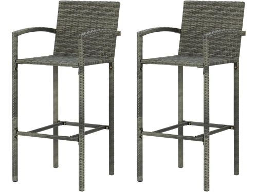 Barkruk Set - Krukken Tuinmeubelen - Buiten Zitten - UV-bestendig