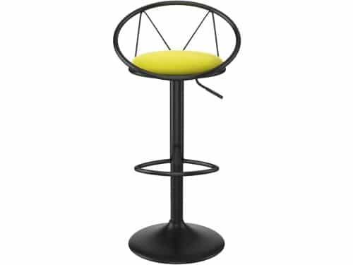 Barkruk - Stoel met rugleuning - Comfortabel zitten - Verstelbare