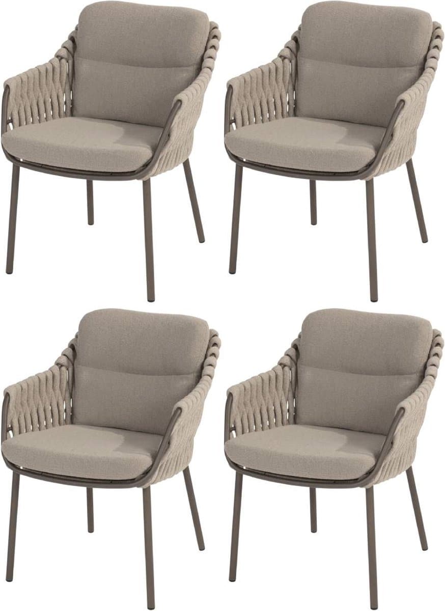 barolo new york stoel bank dining loungeset 6 delig verstelbaar