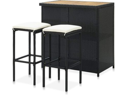 Barset 3-delig - Hoge tafel stoelen - Gezellig borrelen
