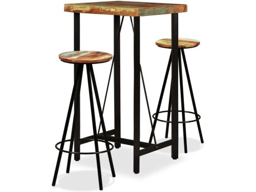 Barset 3-delig - Houten meubels - Terras inrichten - Massief