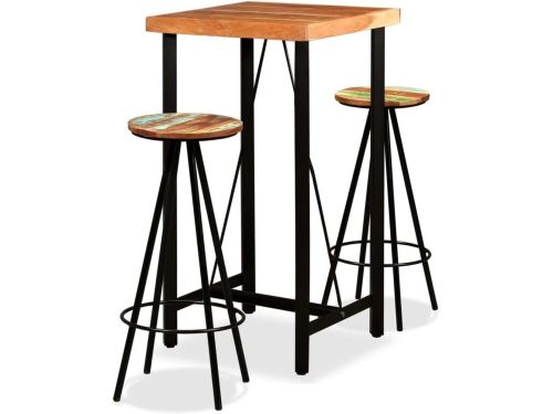 Barset 3-delig - Tafel en krukken - Buiten dineren