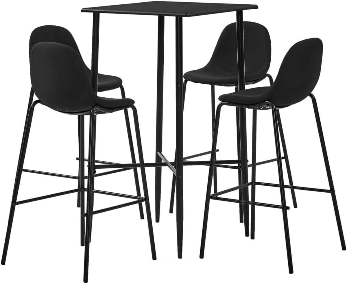 barset 5 delig tafel en stoelen terras en tuin