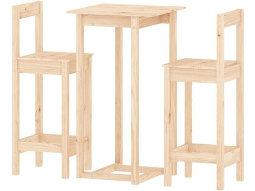 Barset Grenenhout - Houten Buitenmeubel - Genieten op Balkon