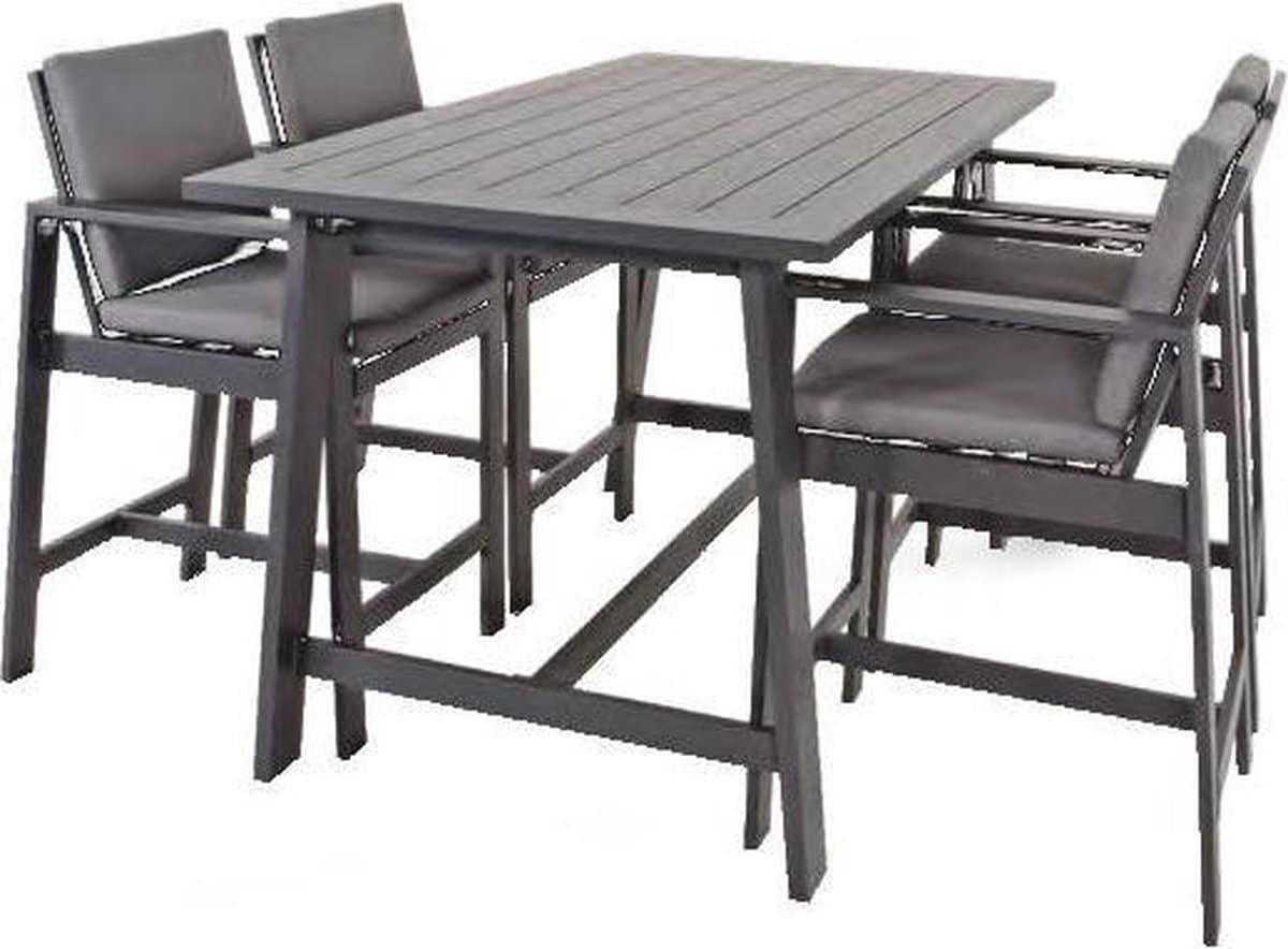 barset malibu charcoal l180b94 cm
