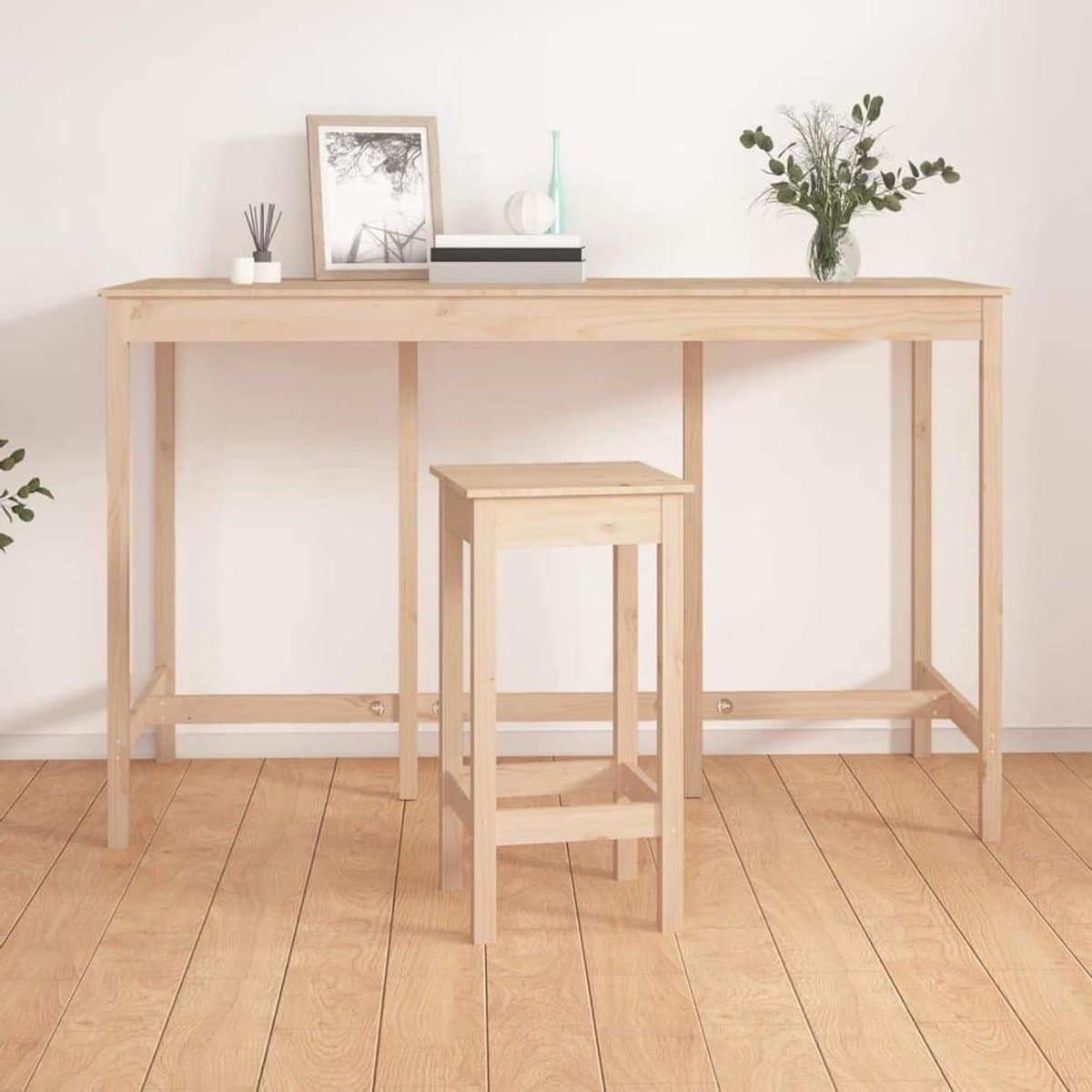 bartafel hout eettafel bar gezellig samenzijn massief