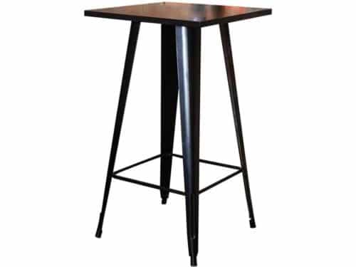Bartafel Hout Metaal - Staande Eettafel - Gezellig Borrelen