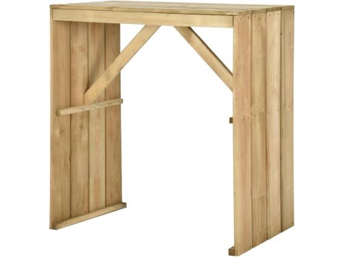 Bartafel Hout - Terrastafel Buiten - Buiten Dineren - Geïmpregneerd