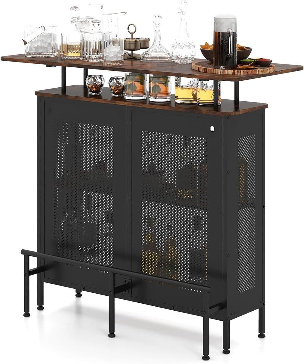 bartafel keuken huisbar opbergkast dranken presenteren met