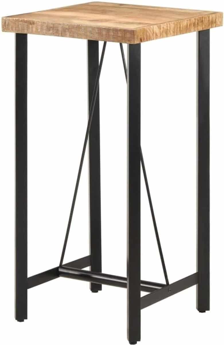 bartafel massief hout eettafel hoge tafel gezellig borrelen