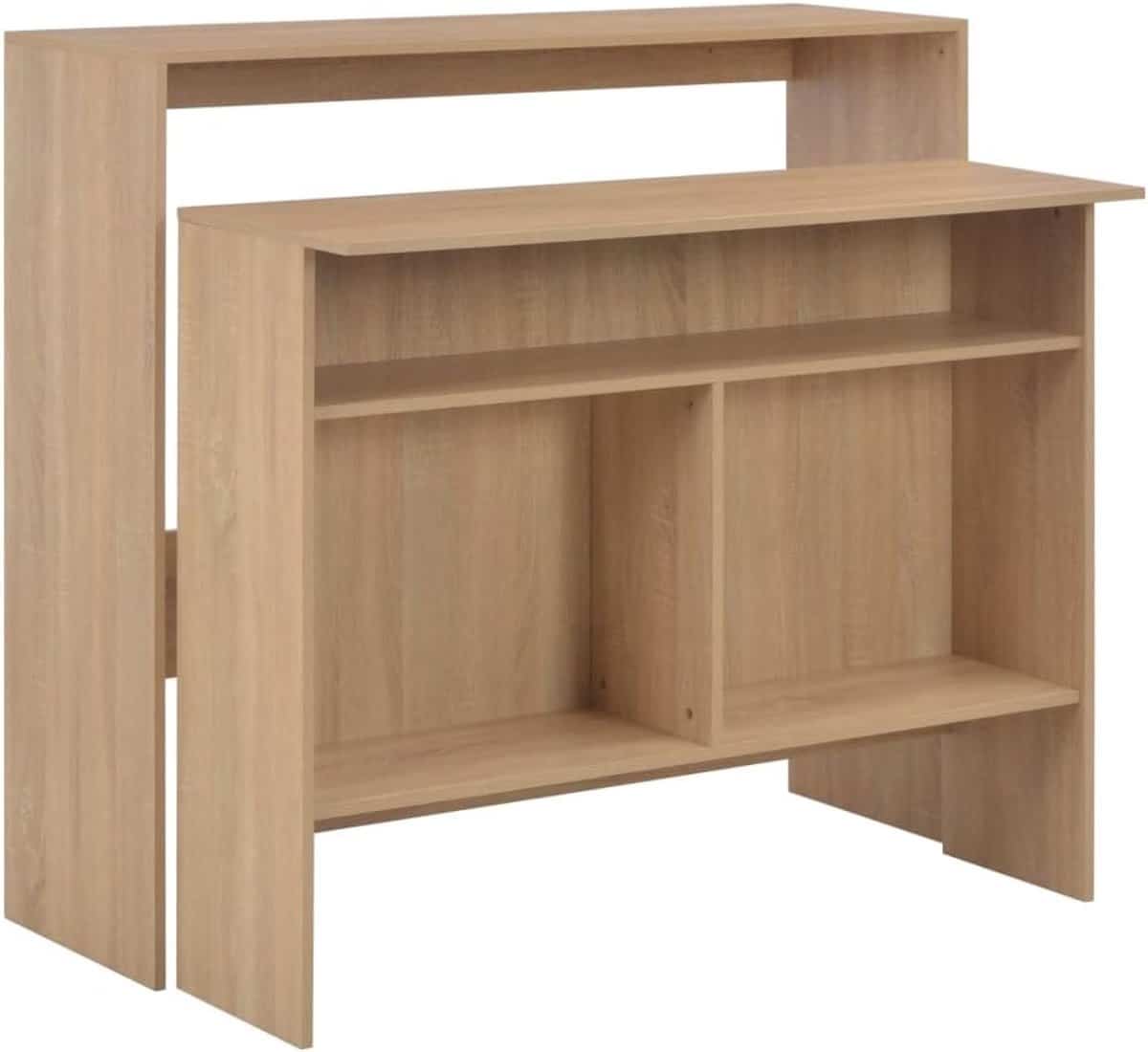 bartafel met 2 tafelbladen hoge keukentafel en barmeubel