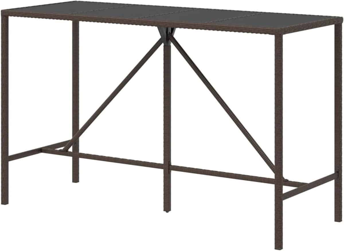 bartafel met glasplaat eettafel buiten buiten ontspannen