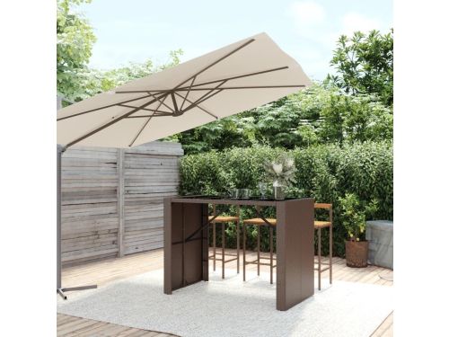 Bartafel met glasplaat - Statafel Buiten - Terras Genieten