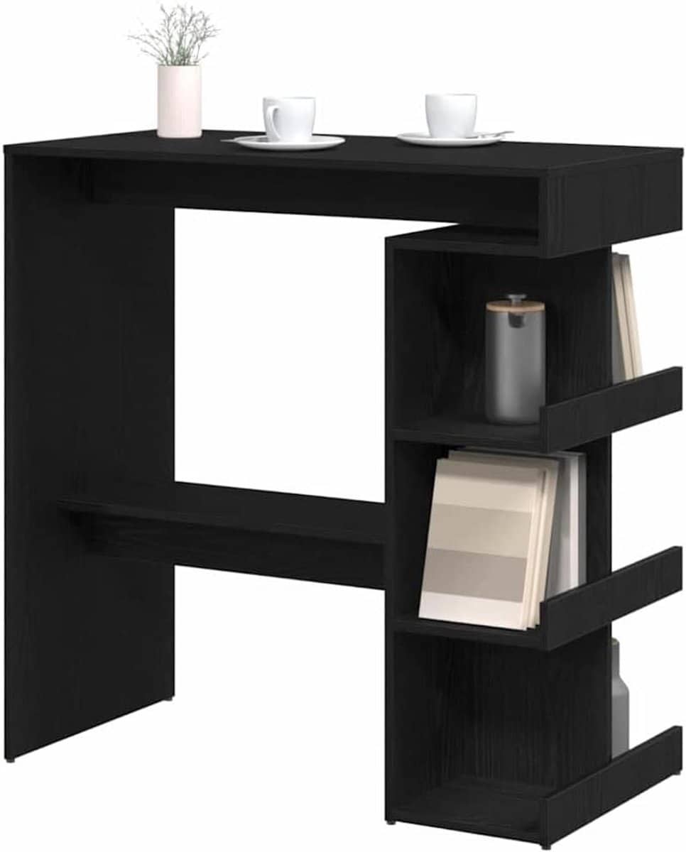 bartafel met plank hoge tafel keukentafel ruimte besparen