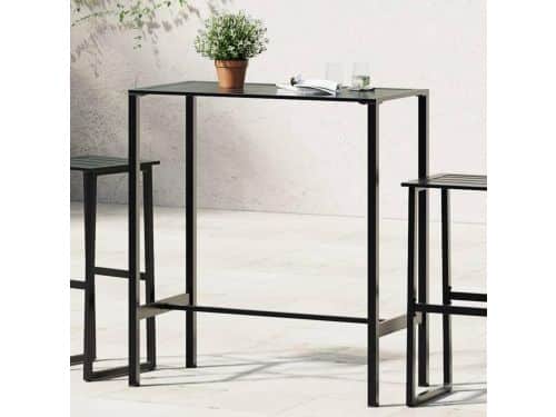 Bartafel Staal - Hoge Tafel - Buiten Genieten - Gepoedercoat