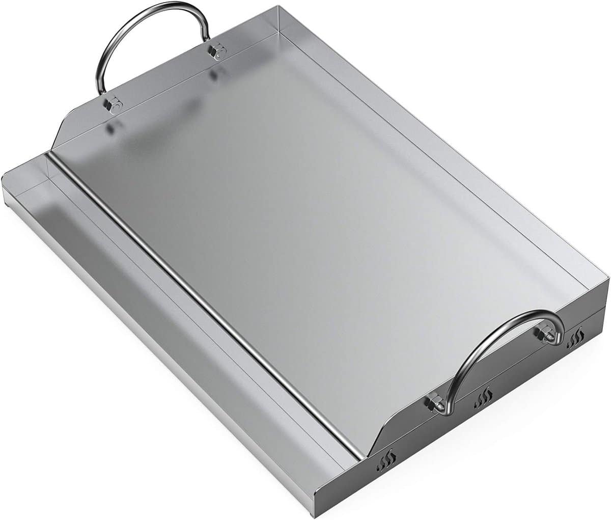 bbq accesoires grillplaat rvs rectangular geschikt