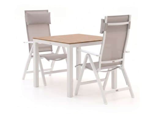 Bellagio Avenza/Fidenza 90cm dining tuinset 3-delig verstelbaar - Laagste prijsgarantie!