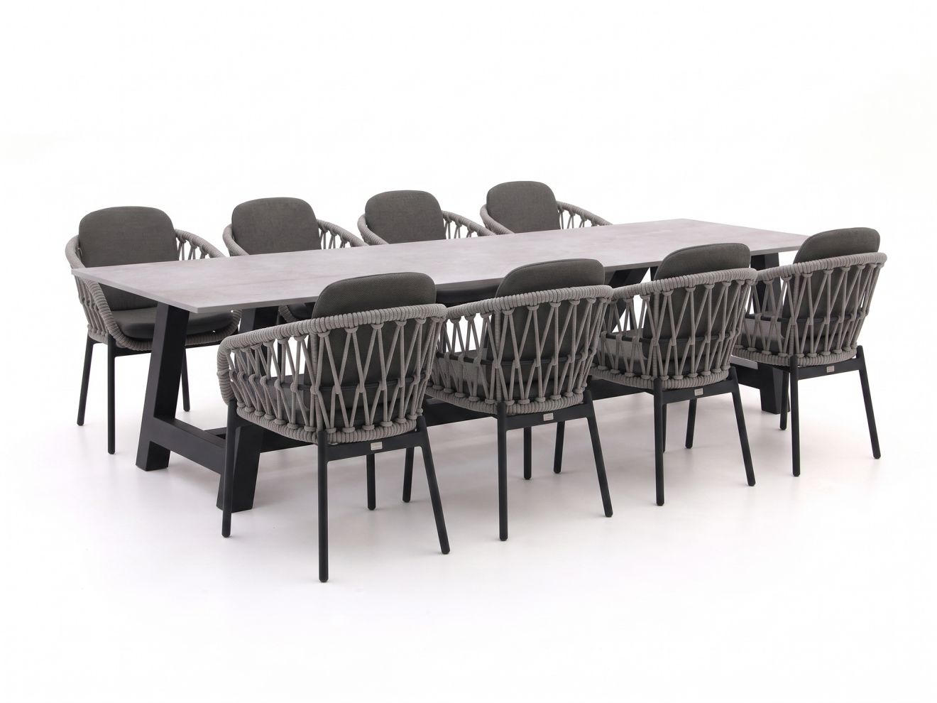 bellagio cupello/bresimo 317cm dining tuinset 9 delig laagste prijsgarantie!