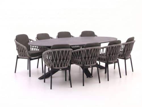 Bellagio Cupello/Induno Ellips 280cm dining tuinset 9-delig - Laagste prijsgarantie!
