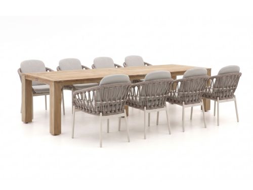 Bellagio Cupello/ROUGH-X 320cm dining tuinset 9-delig - Laagste prijsgarantie!