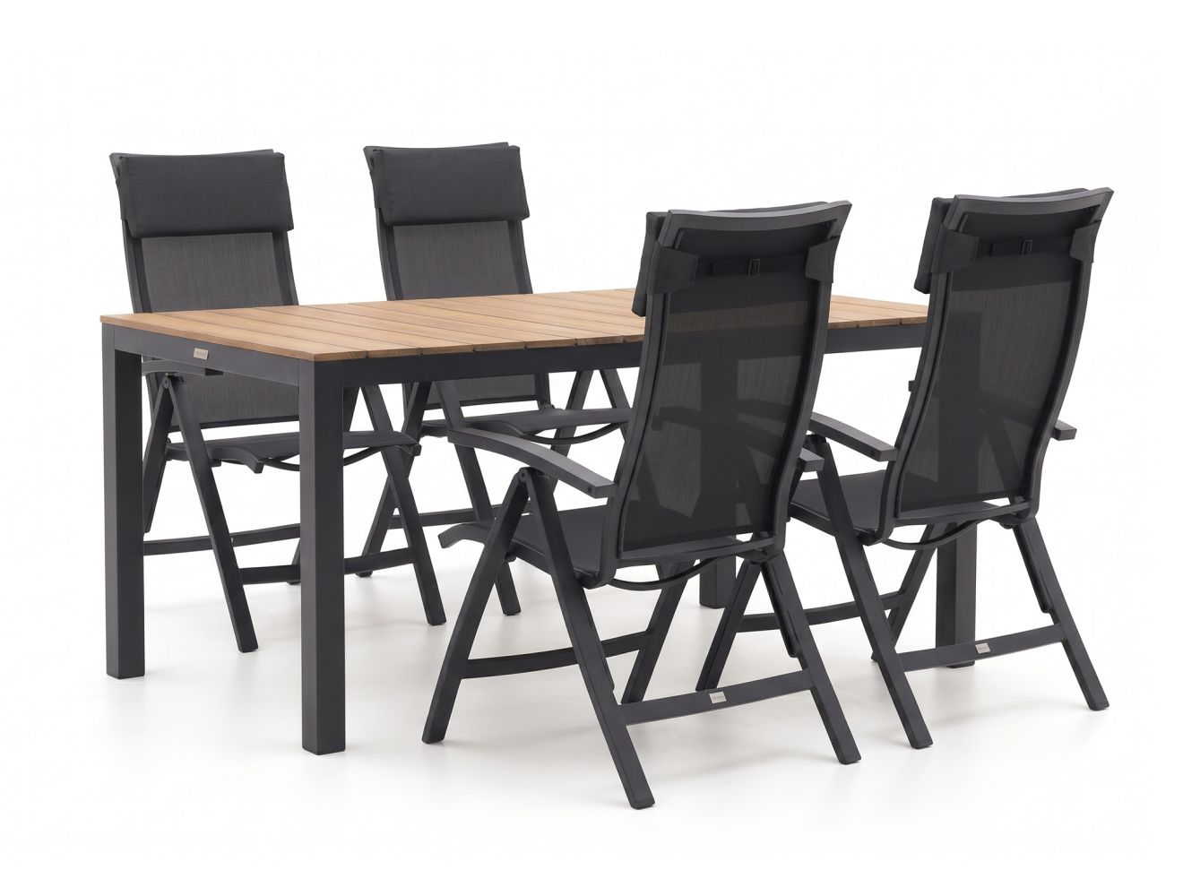 bellagio lugo/fidenza 160cm dining tuinset 5 delig laagste prijsgarantie!
