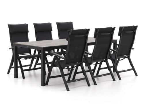 Bellagio Lugo/Fidenza 220cm dining tuinset 7-delig verstelbaar - Laagste prijsgarantie!