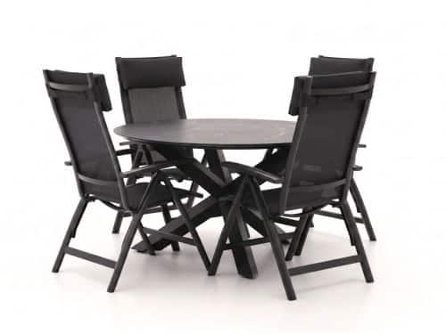 Bellagio Lugo/Lodola ø 130cm dining tuinset 5-delig verstelbaar - Laagste prijsgarantie!