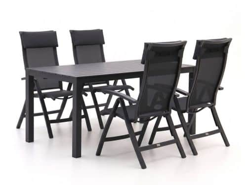 Bellagio Lugo/Menzano 160cm dining tuinset 5-delig - Laagste prijsgarantie!