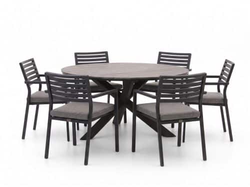 Bellagio Rumo/Fidenza ø149cm dining tuinset 7-delig stapelbaar - Laagste prijsgarantie!