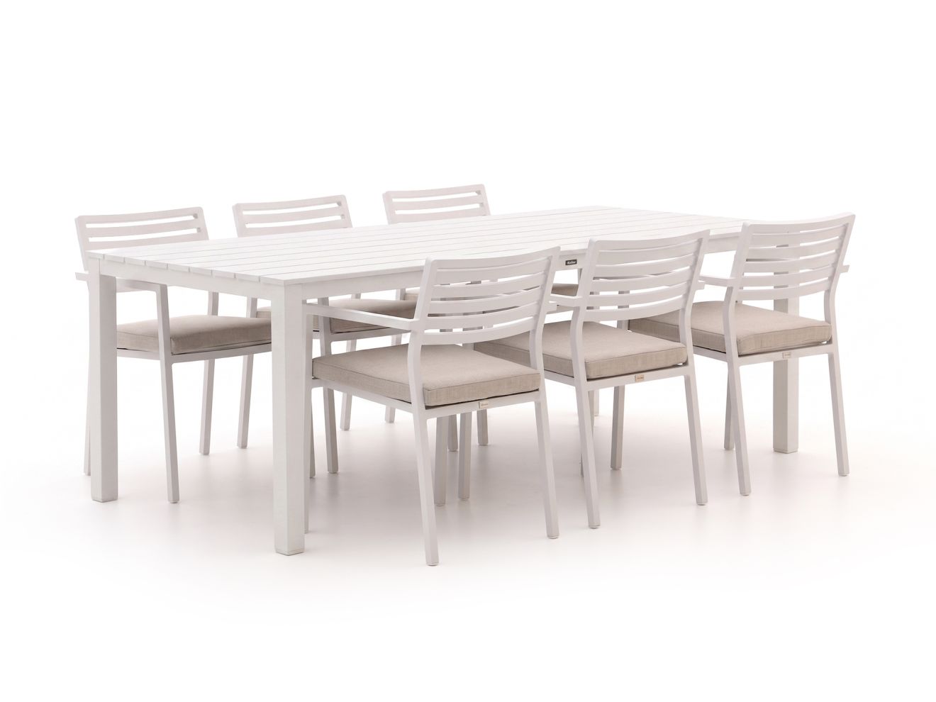 bellagio rumo/menzano 220cm dining tuinset 7 delig stapelbaar laagste prijsgarantie!