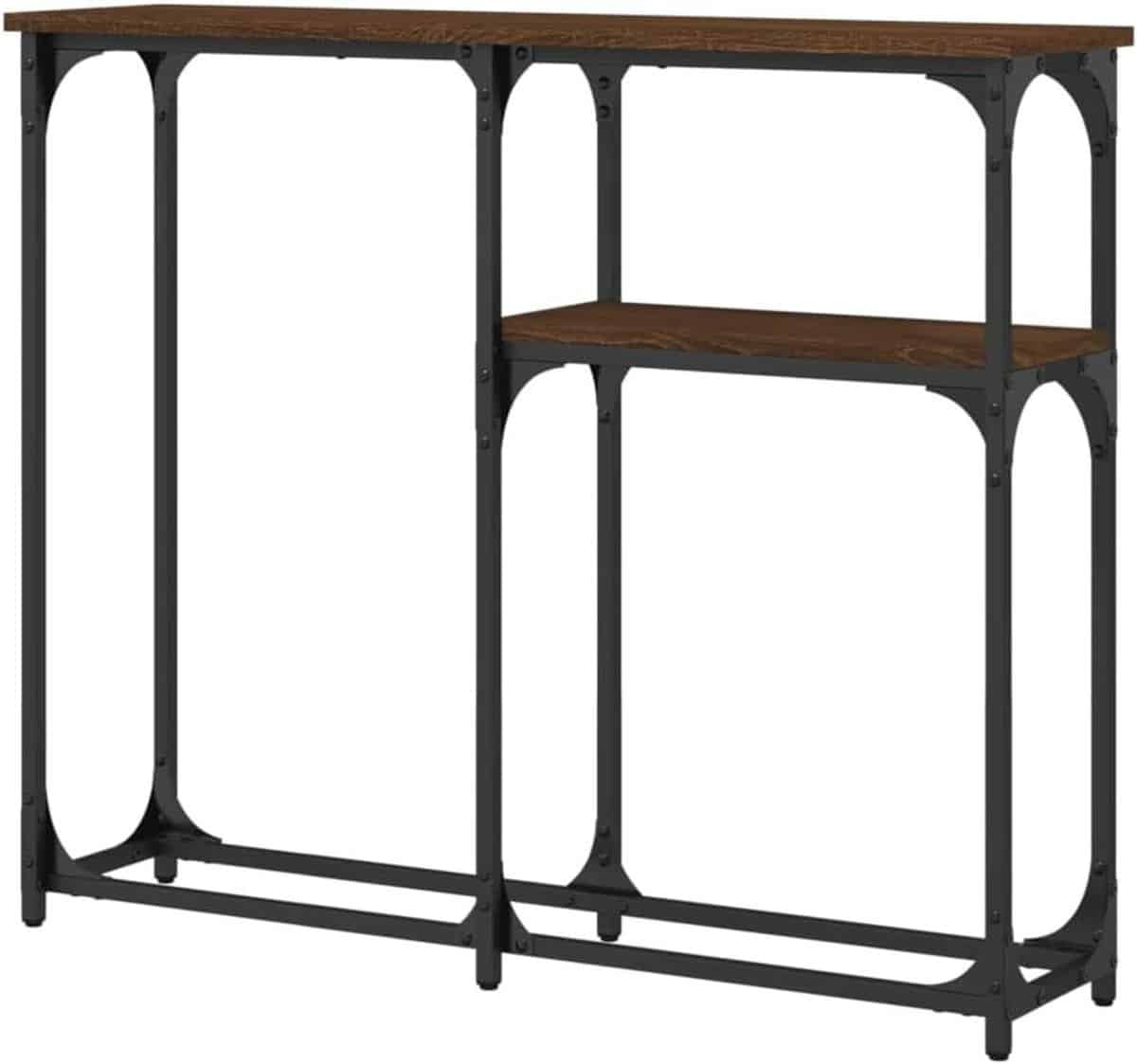bijzettafel kleine tafel buiten gebruik verstelbare poten