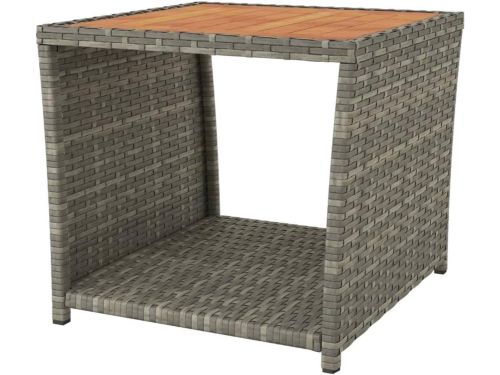 Bijzettafel - Tuinmeubel tafel - Buiten genieten - Weerbestendig polyrotan