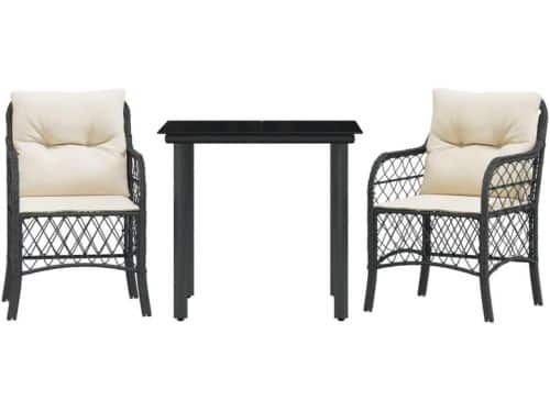 Bistroset 3-delig - Balkonmeubel set - Buiten genieten - Weerbestendig