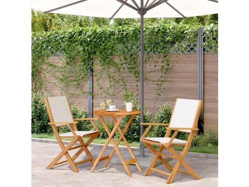 Bistroset 3-delig - Buitenmeubilair Set - Balkon Genieten - Massief