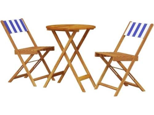 Bistroset 3-delig - Tafel en stoelen - Terras Genieten