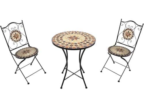 Bistroset 3-delig - Tafel met stoelen - Buiten Zitten