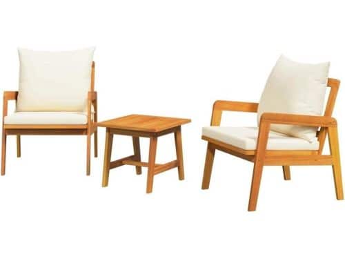 Bistroset 3-delig - Terrasmeubilair set - Buiten genieten - Massief